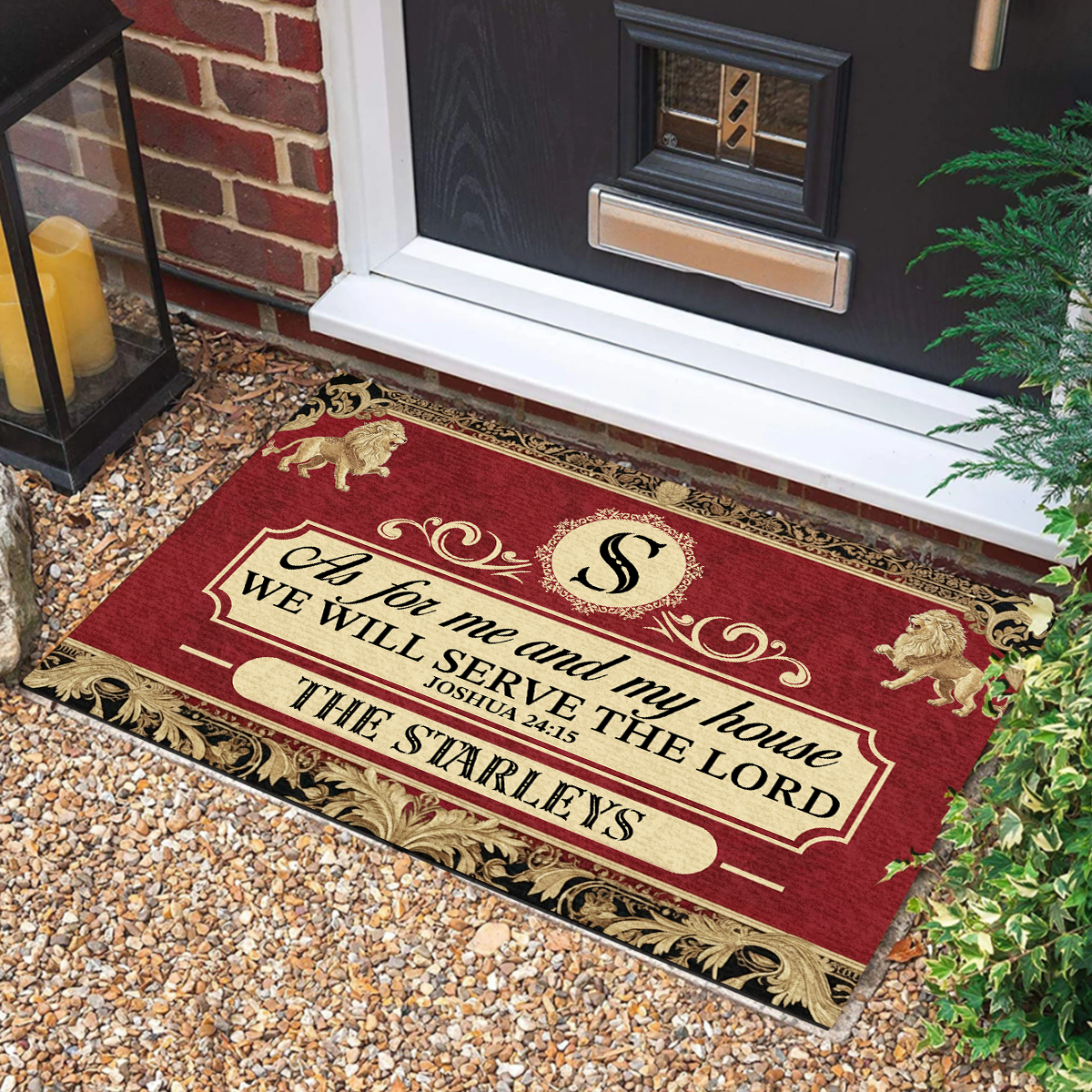 Faith Quote - Personalized Doormat GDMJS10037