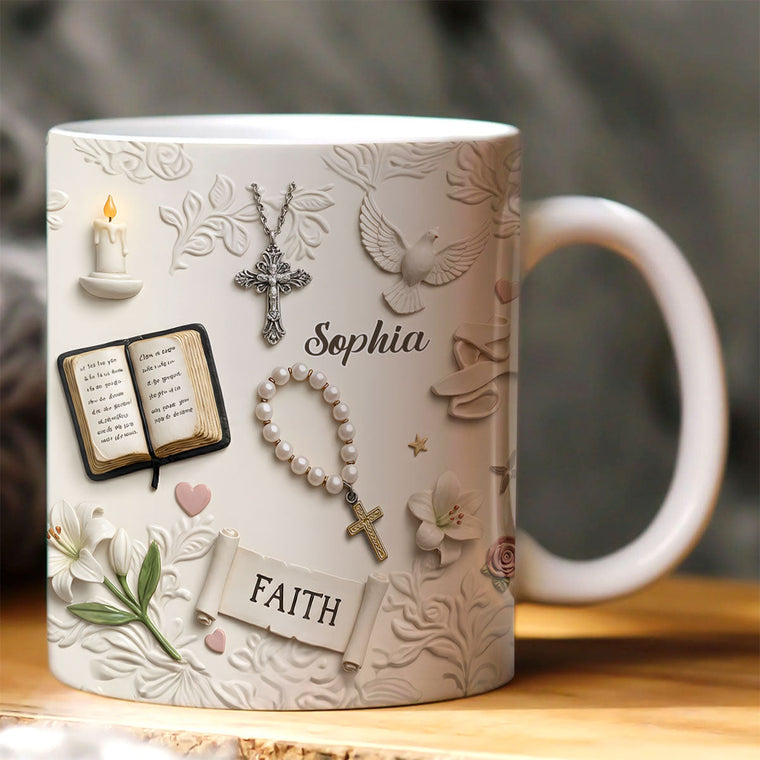 Rooted In Faith - Personalized Ceramic Coffee Mug