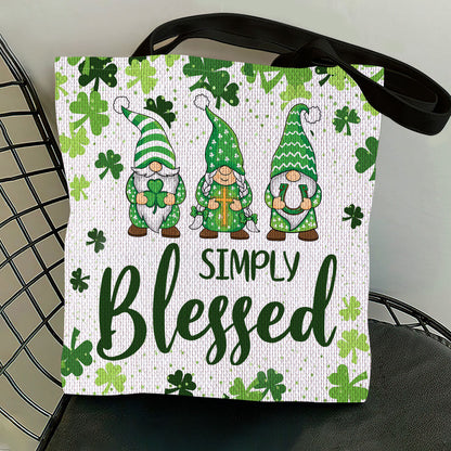 Simply Blessed - Personalized Tote Bag GTTJS10207