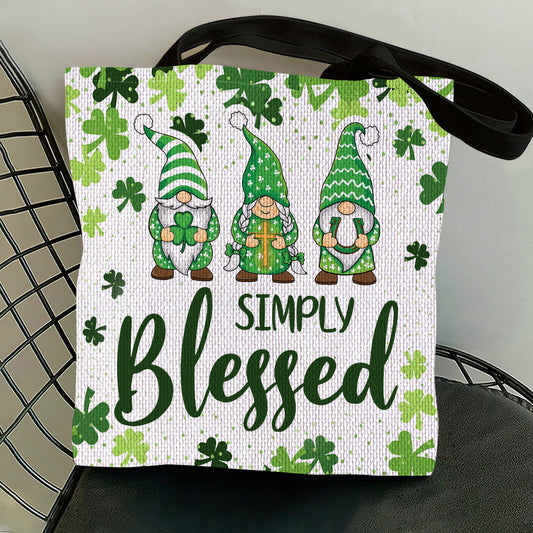 Simply Blessed - Personalized Tote Bag GTTJS10207