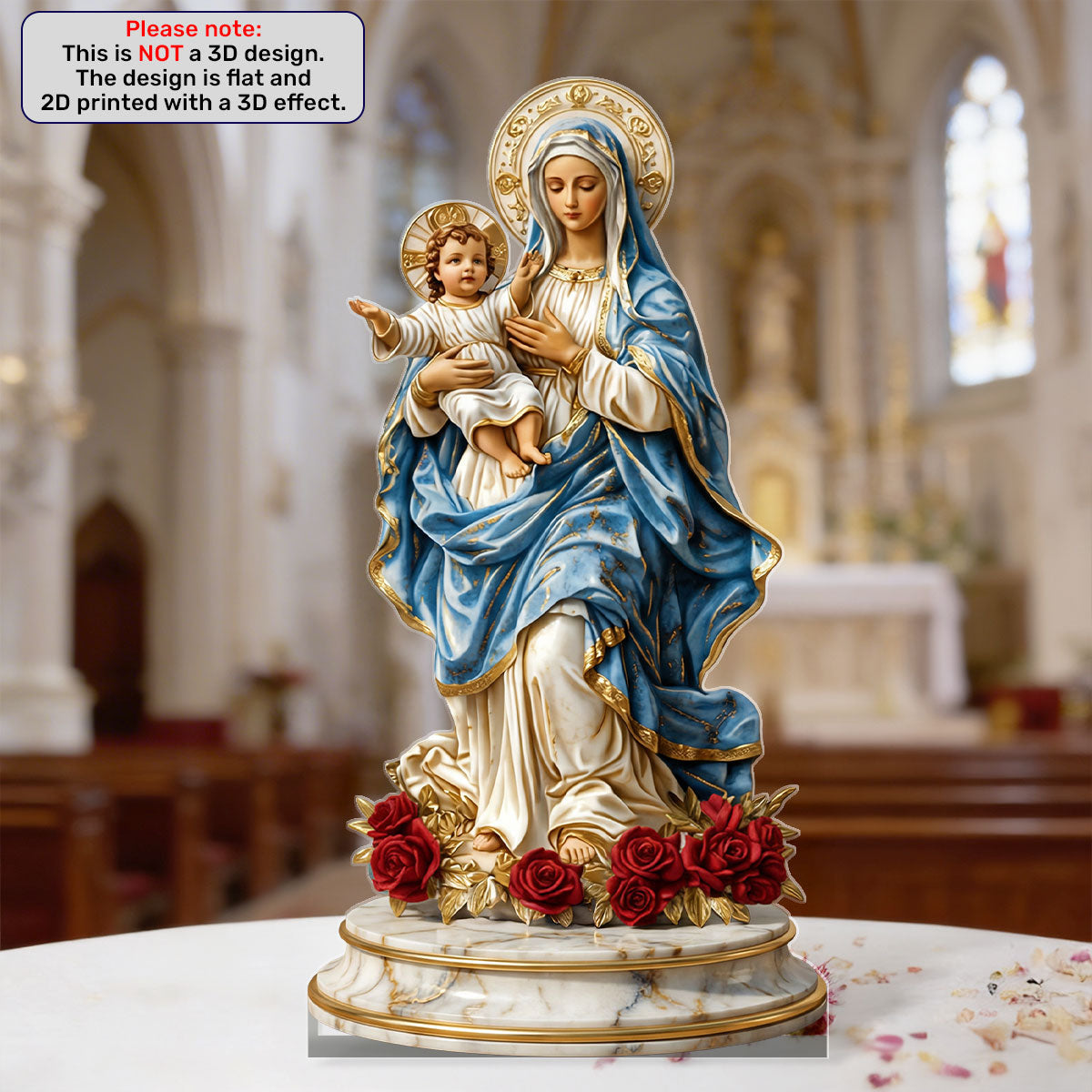 Radiance Of Mercy - Custom Shaped Acrylic Plaque - Gift For Mom GAPJS10124