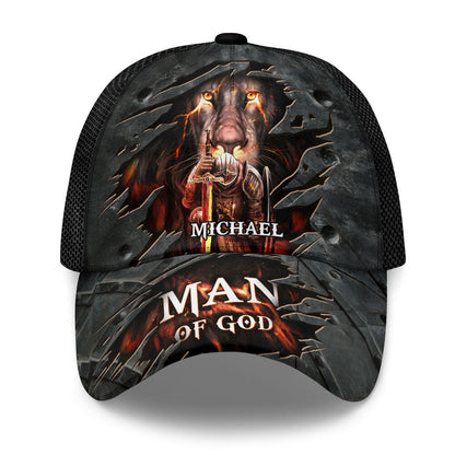 Man Of God - Personalized Classic Cap Faith - Gift For Men