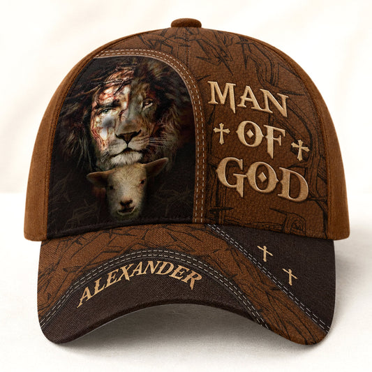 Man Of God - Personalized Classic Cap for Him