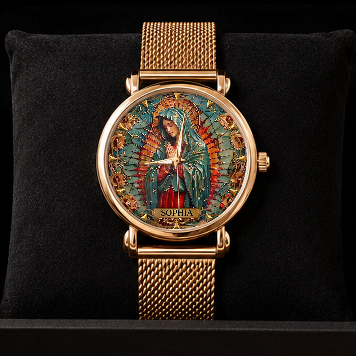 Our Lady Of Guadalupe - Personalized Women's Wrist Watch TC100020