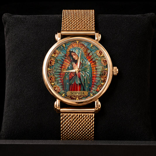 Our Lady Of Guadalupe - Personalized Women's Wrist Watch TC100020