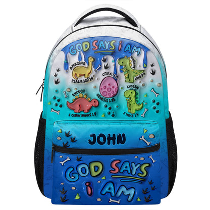 God Says You Are - Personalized Backpack for Kids