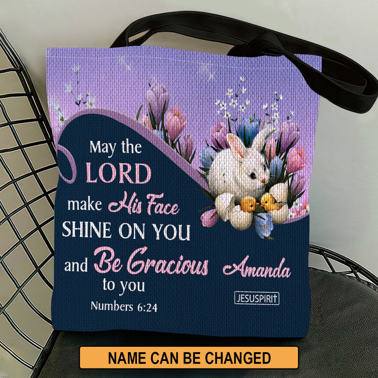 May The Lord Shine On You - Christian Tote Bag GTTJS10206