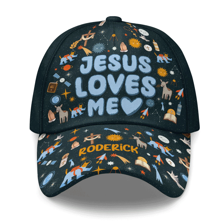 Jesus Loves Me - Personalized Classic Cap
