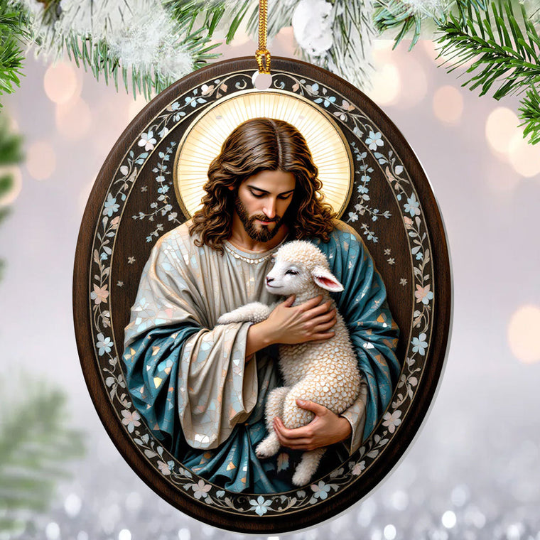The Good Shepherd - Acrylic Ornament - Christian Home Decor GOJS10299