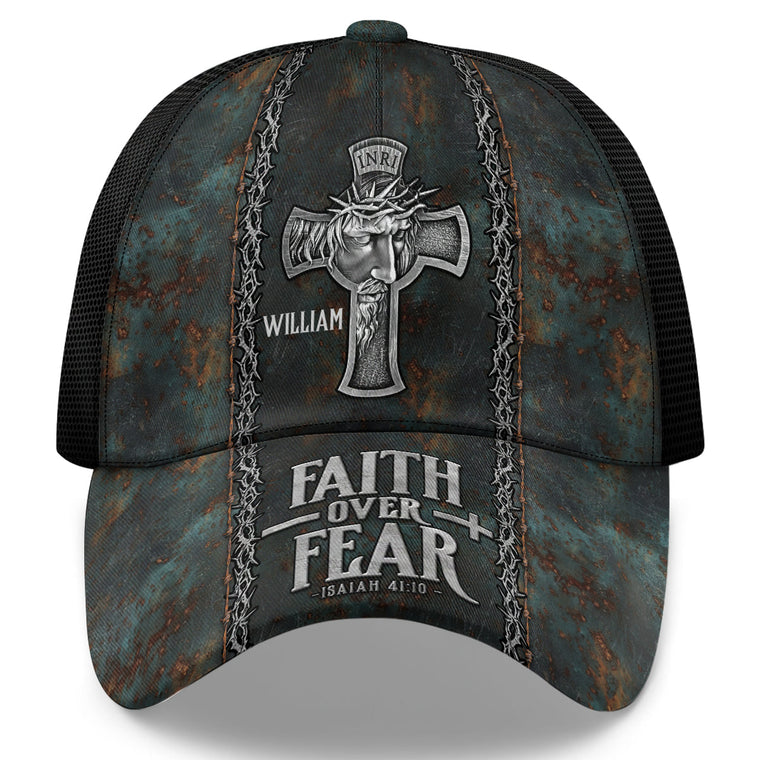 Faith Over Fear - Personalized Classic Cap - Gift for Men