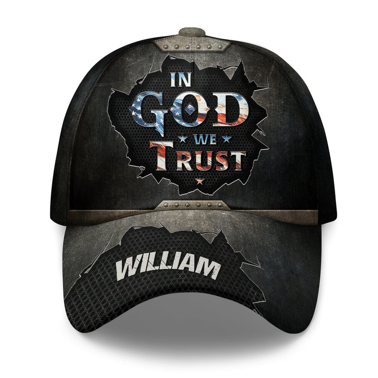 In God We Trust - Personalized Classic Cap