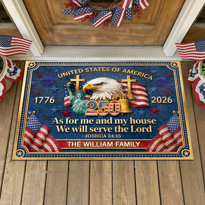 Faith Quote - Personalized Doormat for Home Decor GDMJS10009