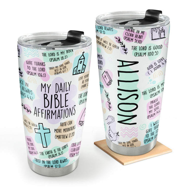 Faithful Drinkware - Personalized Stainless Steel Tumbler
