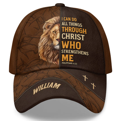 Strength In Christ - Personalized Classic Cap