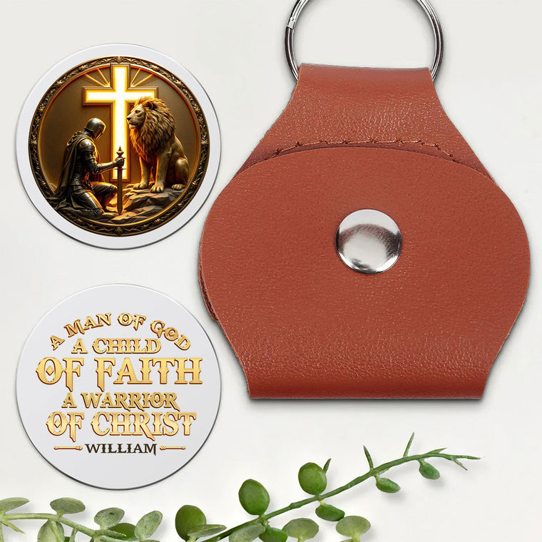 Warrior Of Christ - Personalized Pocket Hug Keepsake
