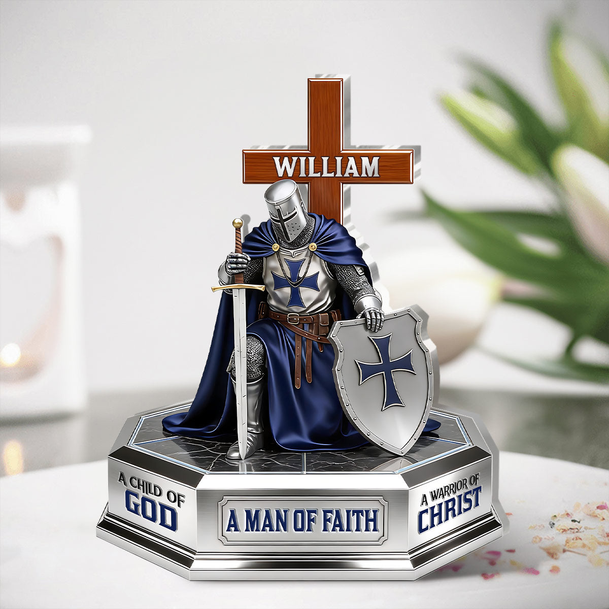 A Man of God - Personalized Acrylic Plaque - Faith Keepsake GAPJS10160