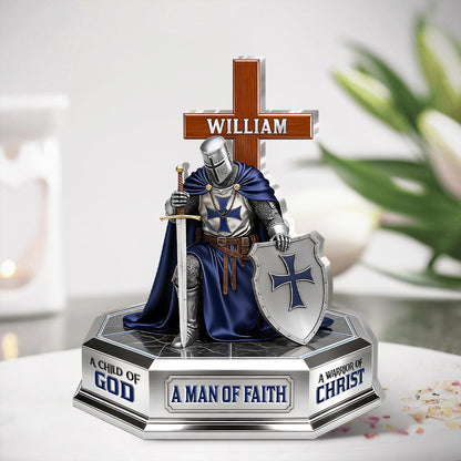 A Man of God - Personalized Acrylic Plaque - Faith Keepsake GAPJS10160