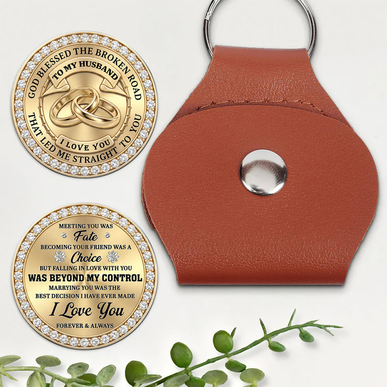 Blessed Road To You - Personalized Pocket Hug for Him