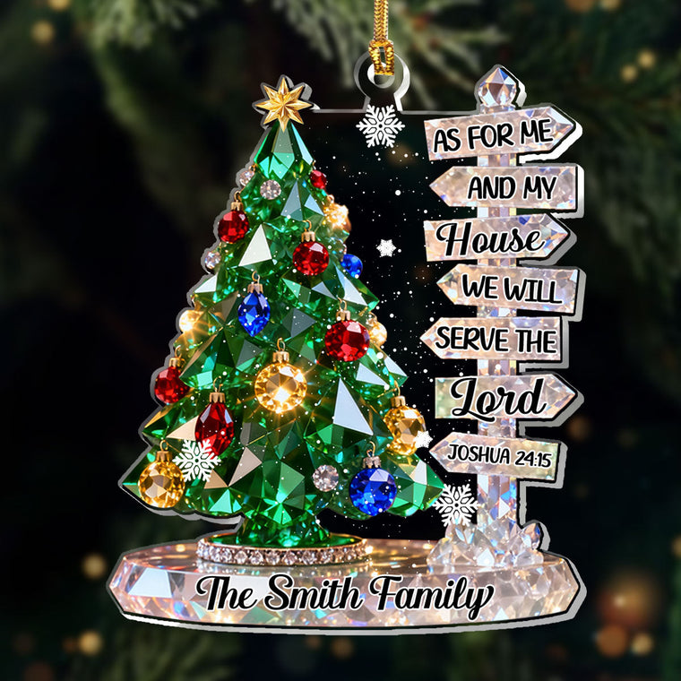 Bible Verse - Personalized Acrylic Ornament GOJS10027