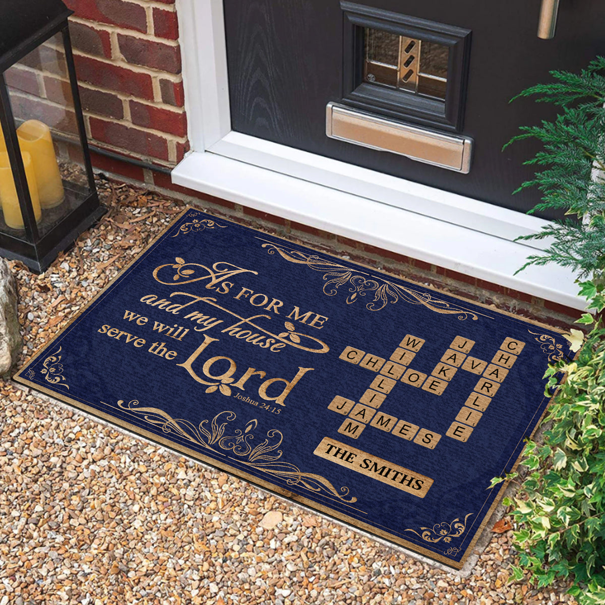 Faith Quote - Personalized Doormat for Home Decor GDMJS10043