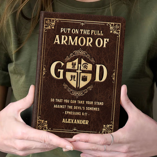 Armor Of God - Personalized Leather Prayer Journal GMJSNB200116