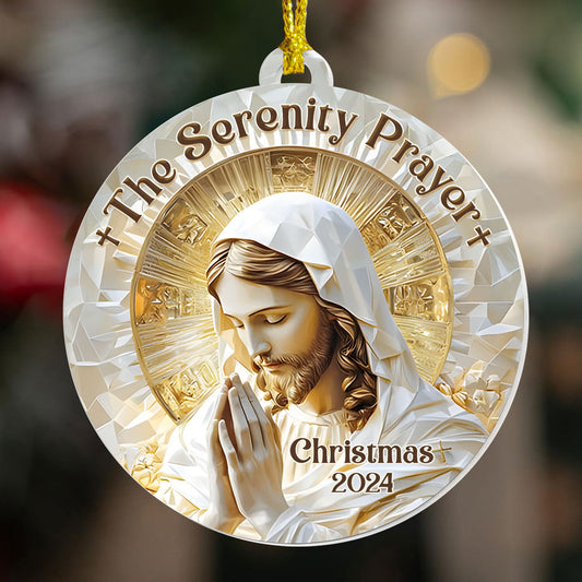 The Serenity Prayer - Personalized Acrylic Ornament GOJS10119