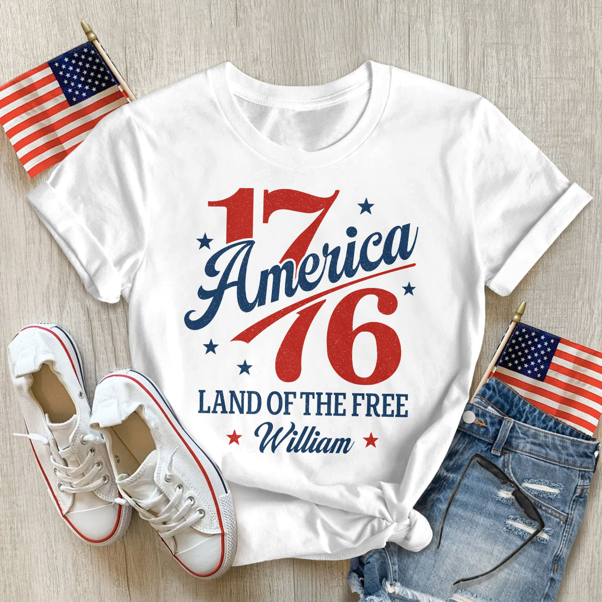 1776 America - Personalized Unisex T-shirt GMJSTS200053