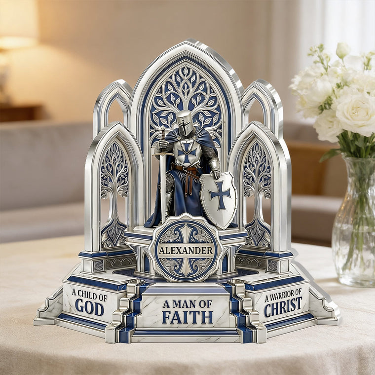 Child Of God - Personalized Acrylic Plaque Gift for Men GAPJS10064