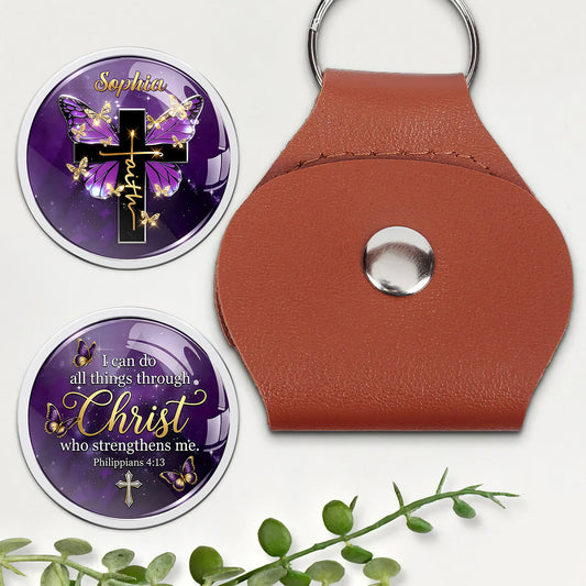 Christ Gives Me Strength Always - Personalized Pocket Hug