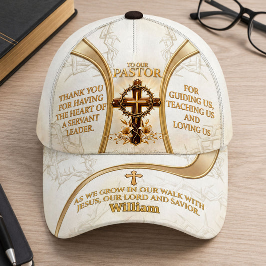Heart Of A Servant Leader - Personalized Classic Cap