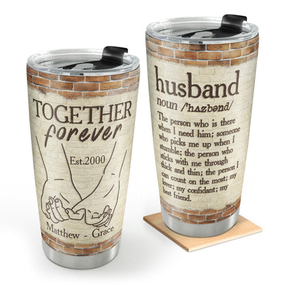 Husband Definition - Personalized Stainless Steel Tumbler