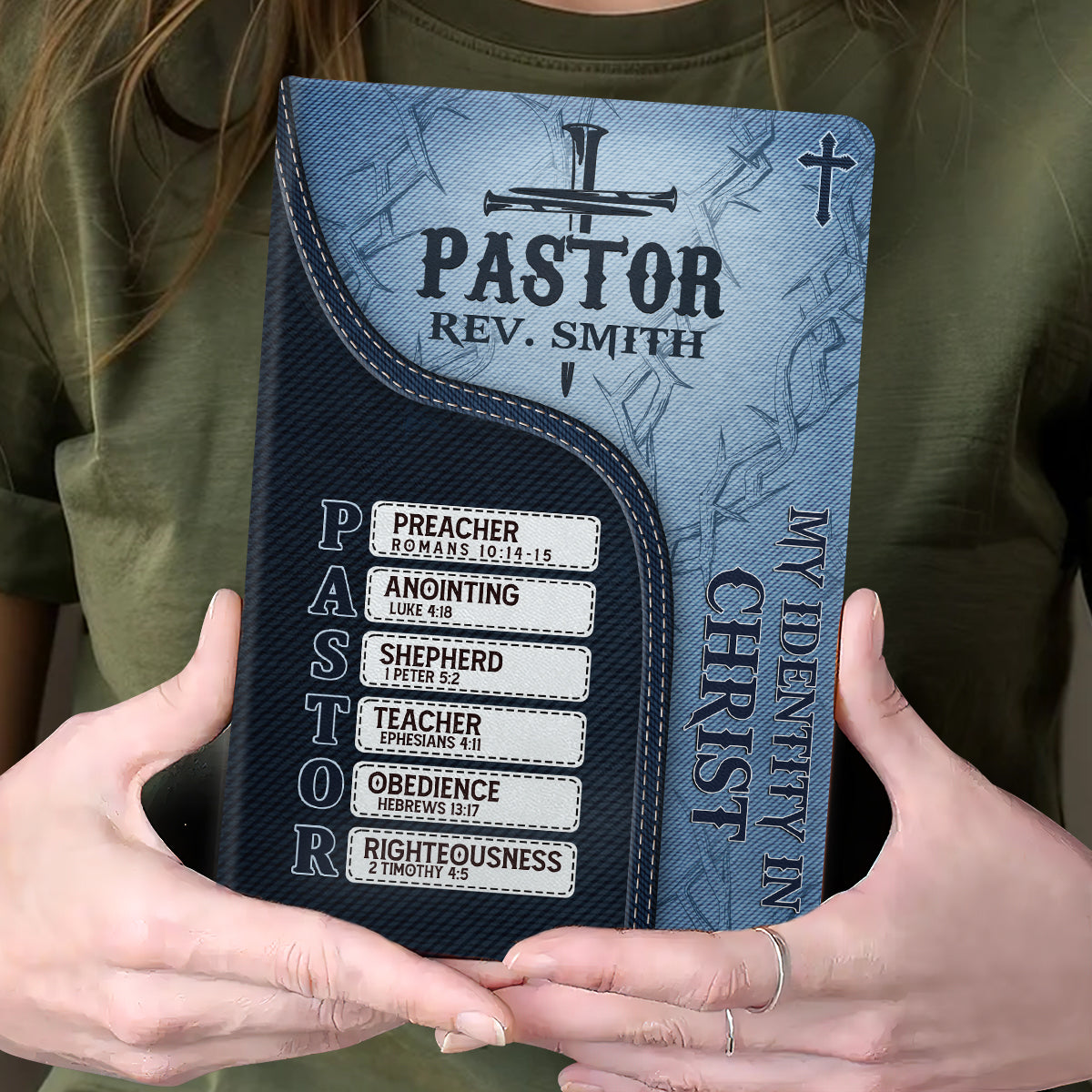 Your Identity In Christ - Leather Cover Notebook GMJSNB200059