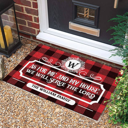 Bible Verse - Personalized Doormat