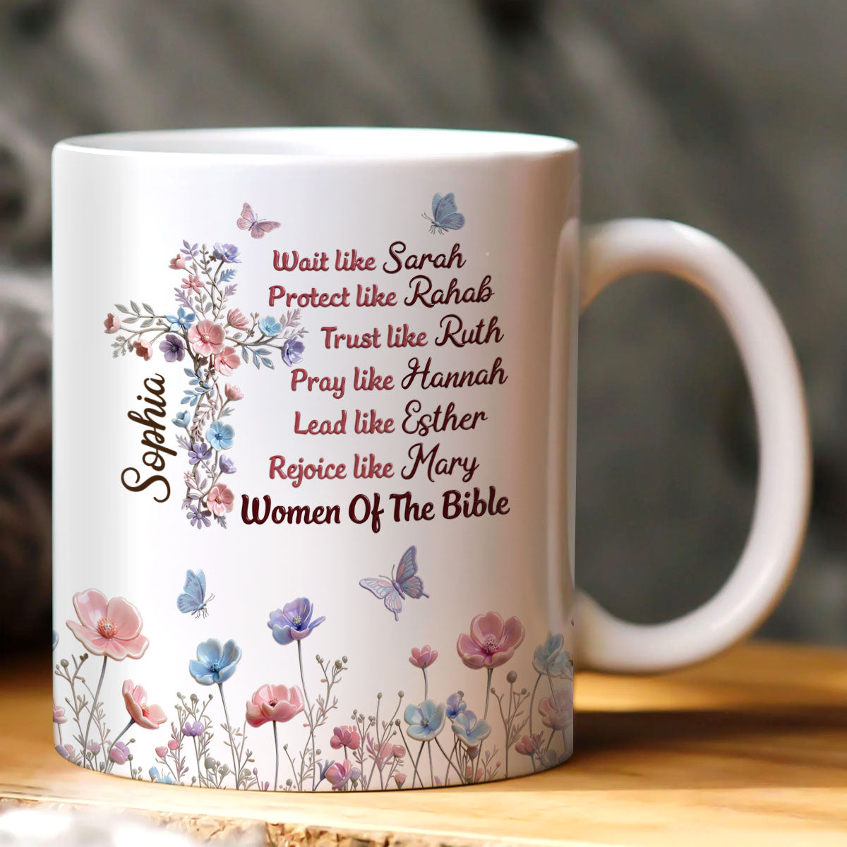 Women Of The Bible - Personalized Ceramic Coffee Mug