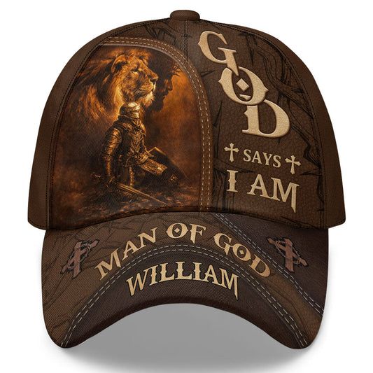 God Says I Am - Personalized Classic Cap Faith