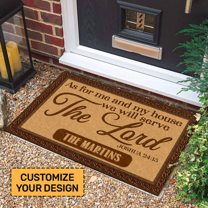 Faith Quote - Personalized Doormat for Home