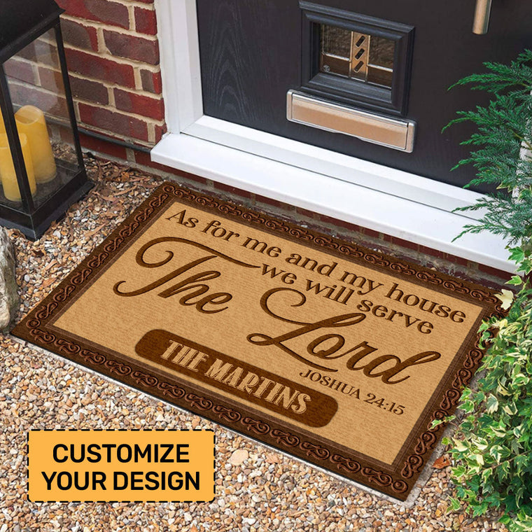 Faith Quote - Personalized Doormat for Home