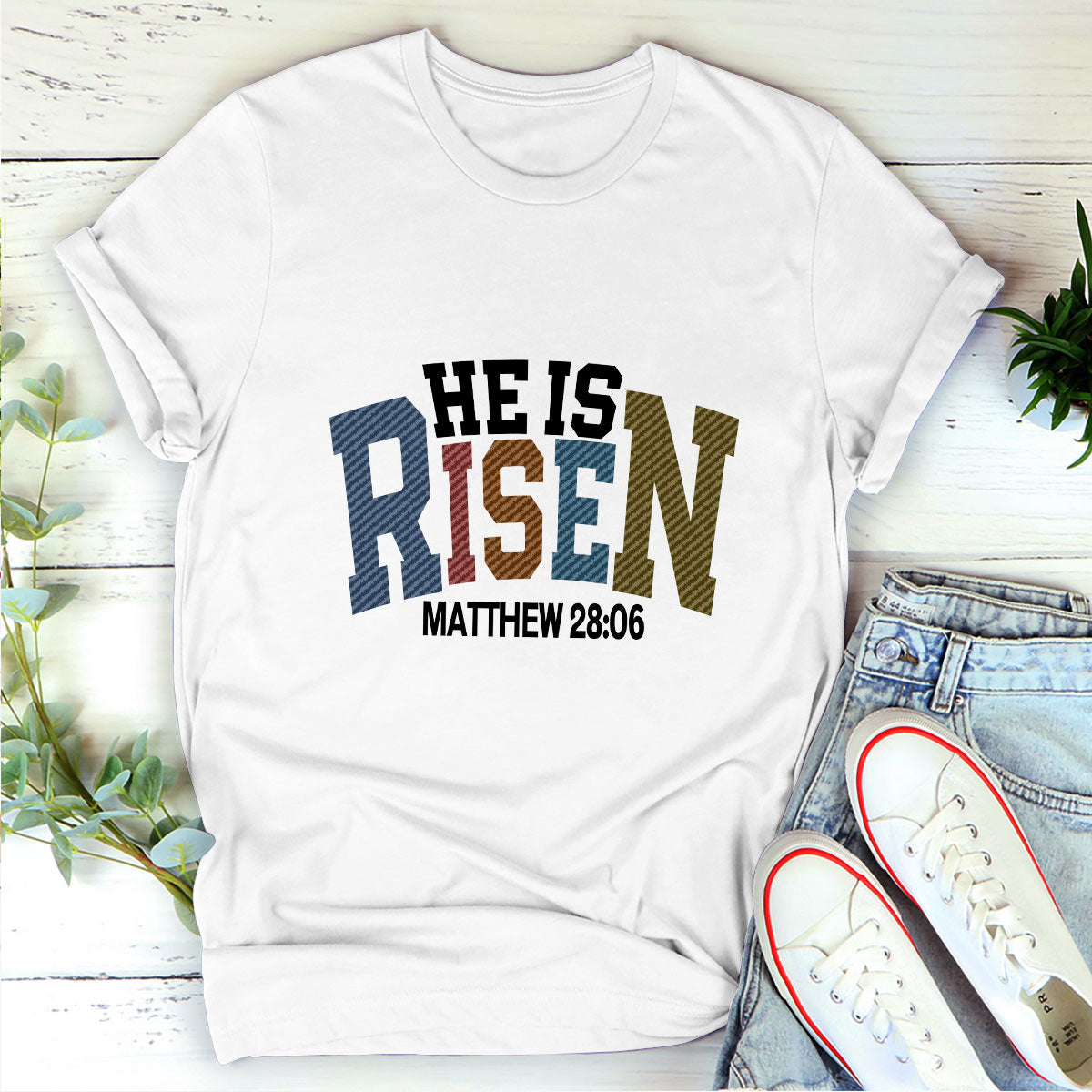 He Is Risen - 2D Unisex T-shirt GMJSTS200090