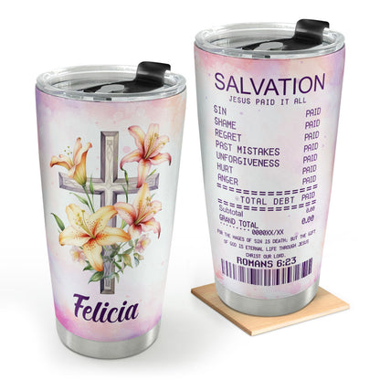 Salvation - Personalized Stainless Steel Tumbler for Her