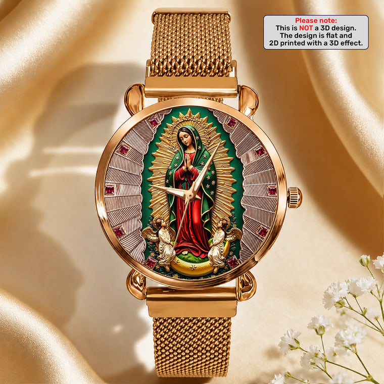Our Lady Of Guadalupe - Personalized Women's Wrist Watch TC100026