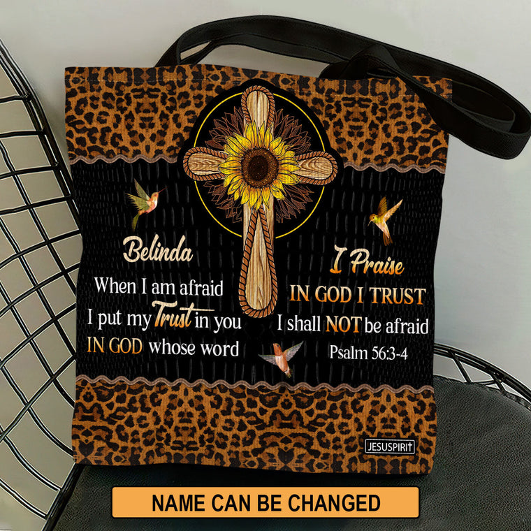 In God Whose Word I Praise - Personalized Tote Bag GTTJS10144