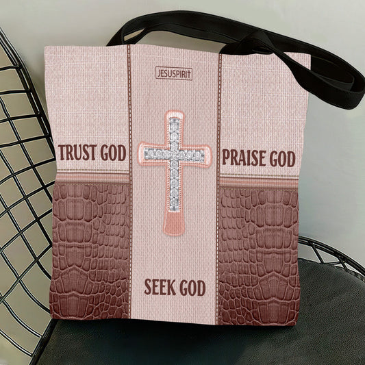 Matthew 5:8 Inspirational Quote - Personalized Tote Bag GTTJS10097