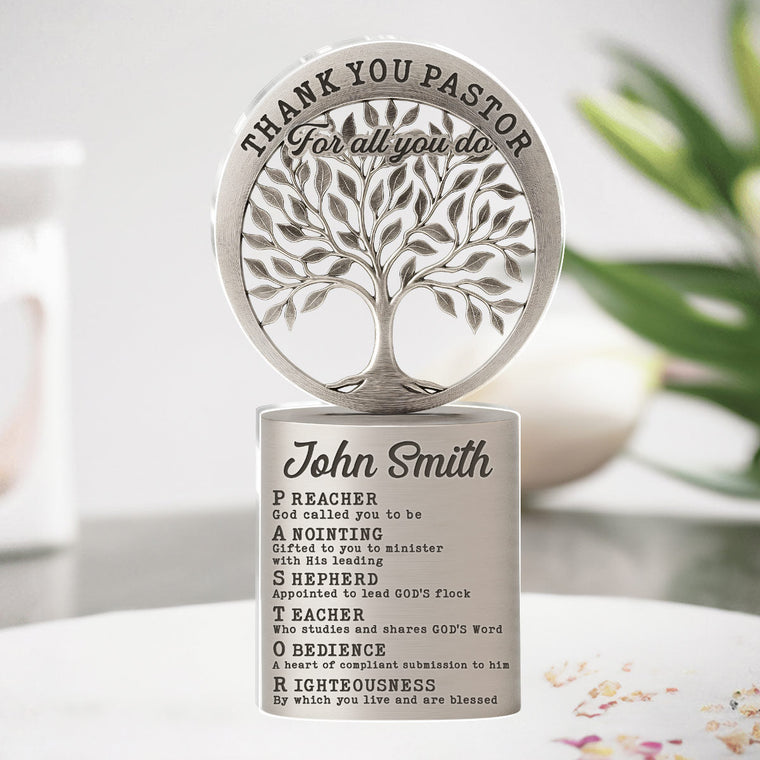 Thank You Pastor - Personalized Acrylic Plaque - Christian Gift GAPJS10214