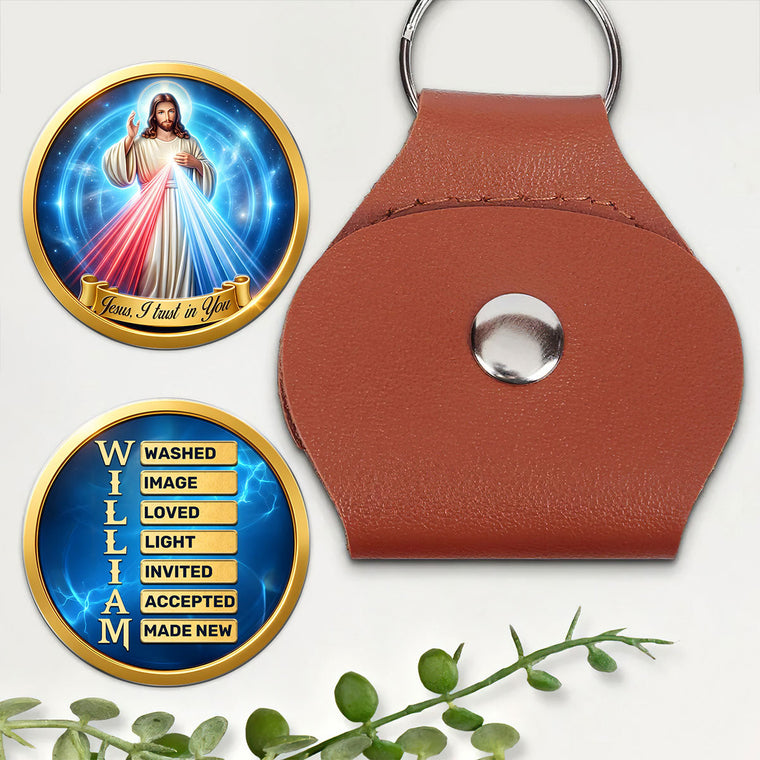 Jesus I Trust In You - Personalized Pocket Hug Christian Keepsake