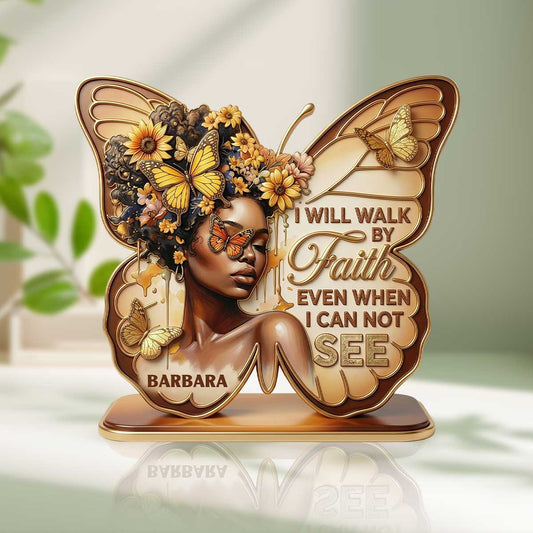 Faith Quote - Personalized Acrylic Plaque GAPJS10081