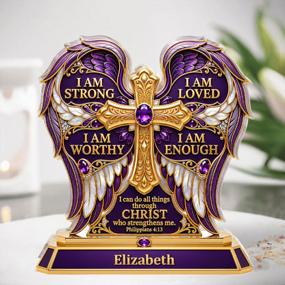I Can Do All Things Through Christ - Custom Acrylic Plaque GAPJS10018