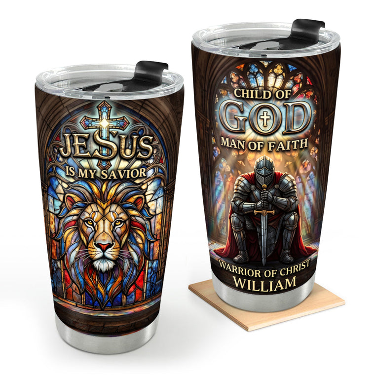 Jesus Is My Savior - Personalized Stainless Steel Tumbler