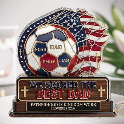 Best Dad - Personalized Acrylic Plaque for Him GAPJS10033
