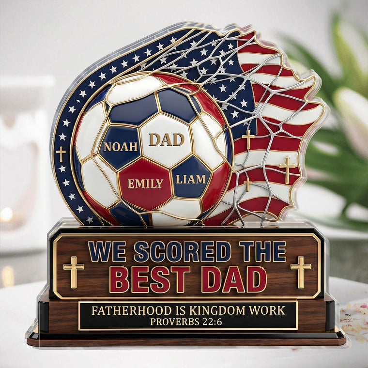 Best Dad - Personalized Acrylic Plaque for Him GAPJS10033