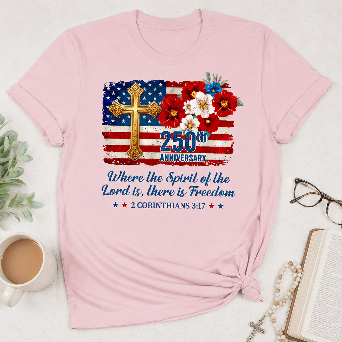 Freedom Scripture - 2D Unisex T-shirt GMJSTS200024